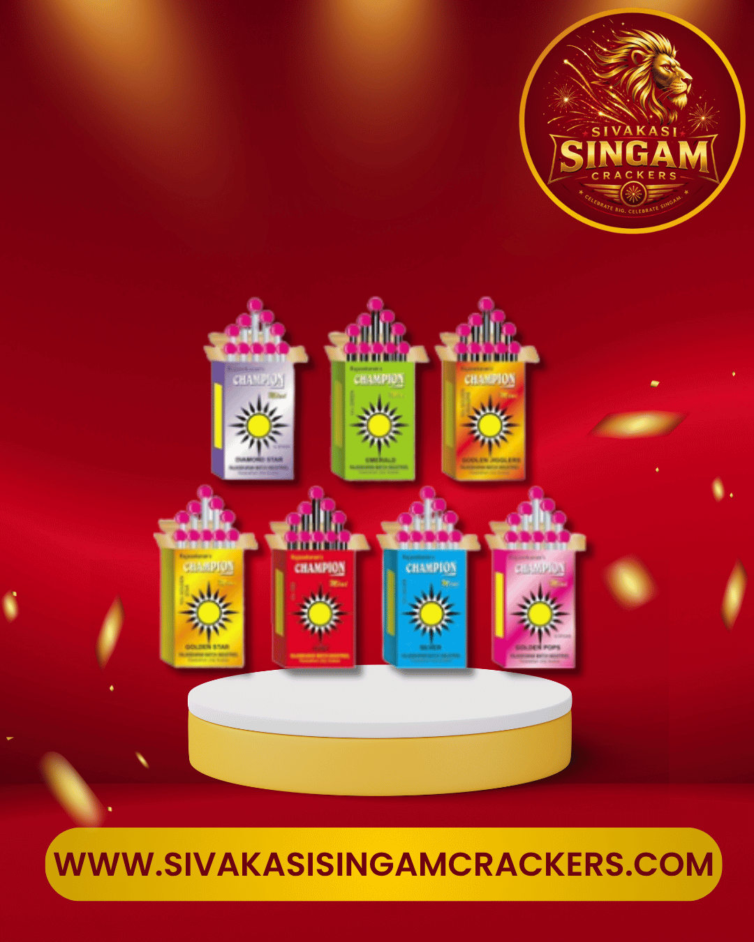 Sivakasi singam Crackers – Colour Matches